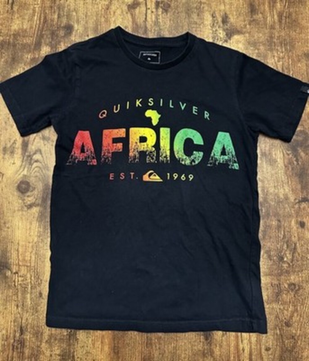 Quiksilver Africa Graphic T-Shirt - Black Pan-African Colors #372